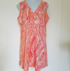 Short jersey knit dress by Calvin Klein